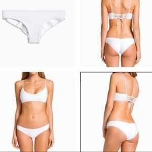 Boys and Arrows Jackson white swim top